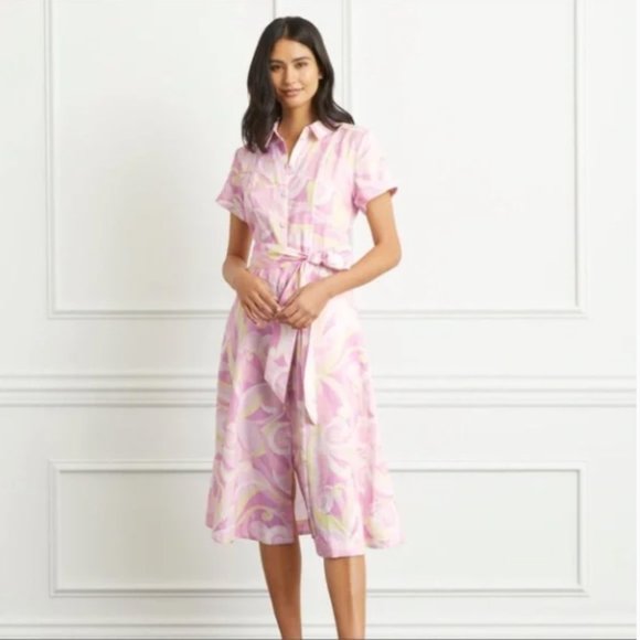Hill House Dresses & Skirts - NEW Hill House The Lily Dress Candy Kaleidoscope Belted Midi Dress XXS